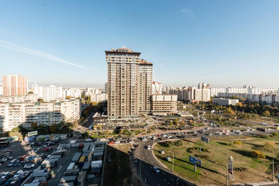 Роскошная 3К Квартира 135М2 На Набережной. Минская Kiev Esterno foto